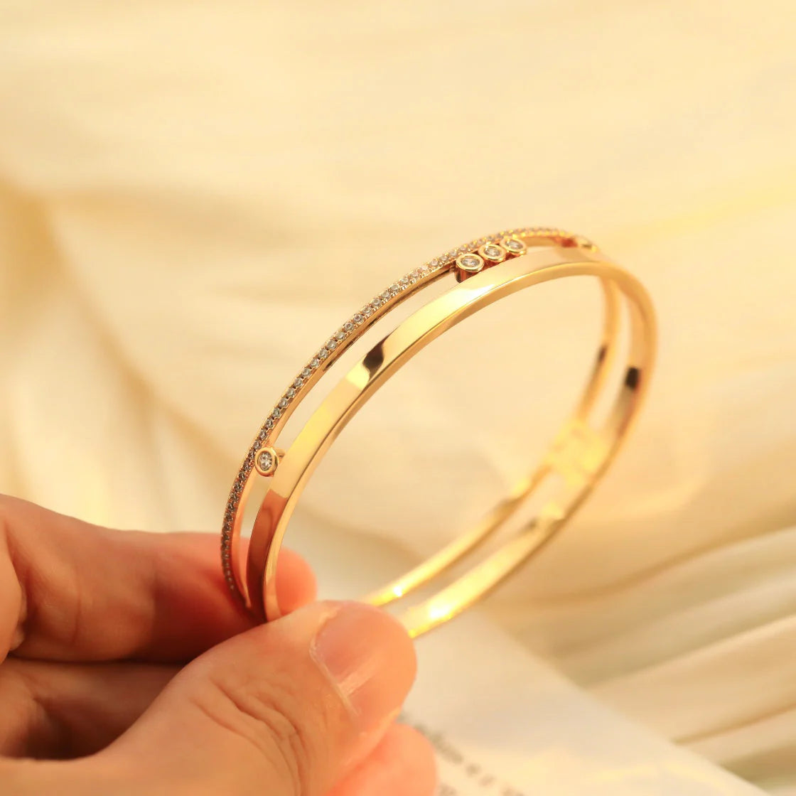 [Dream ]Move Romane Diamond Bangle Bracelet
