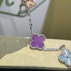 [Dream]New  CLOVER 5 MOTIF VIOLET BRACELET COLLECTION