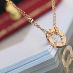 ¡®Dream¡¯LOVE NECKLACE ADJUSTABLE ROSE GOLD 2 DIAMOND