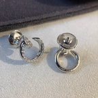 ¡®Dream¡¯JUSTE EARRINGS SILVER DIAMONDS