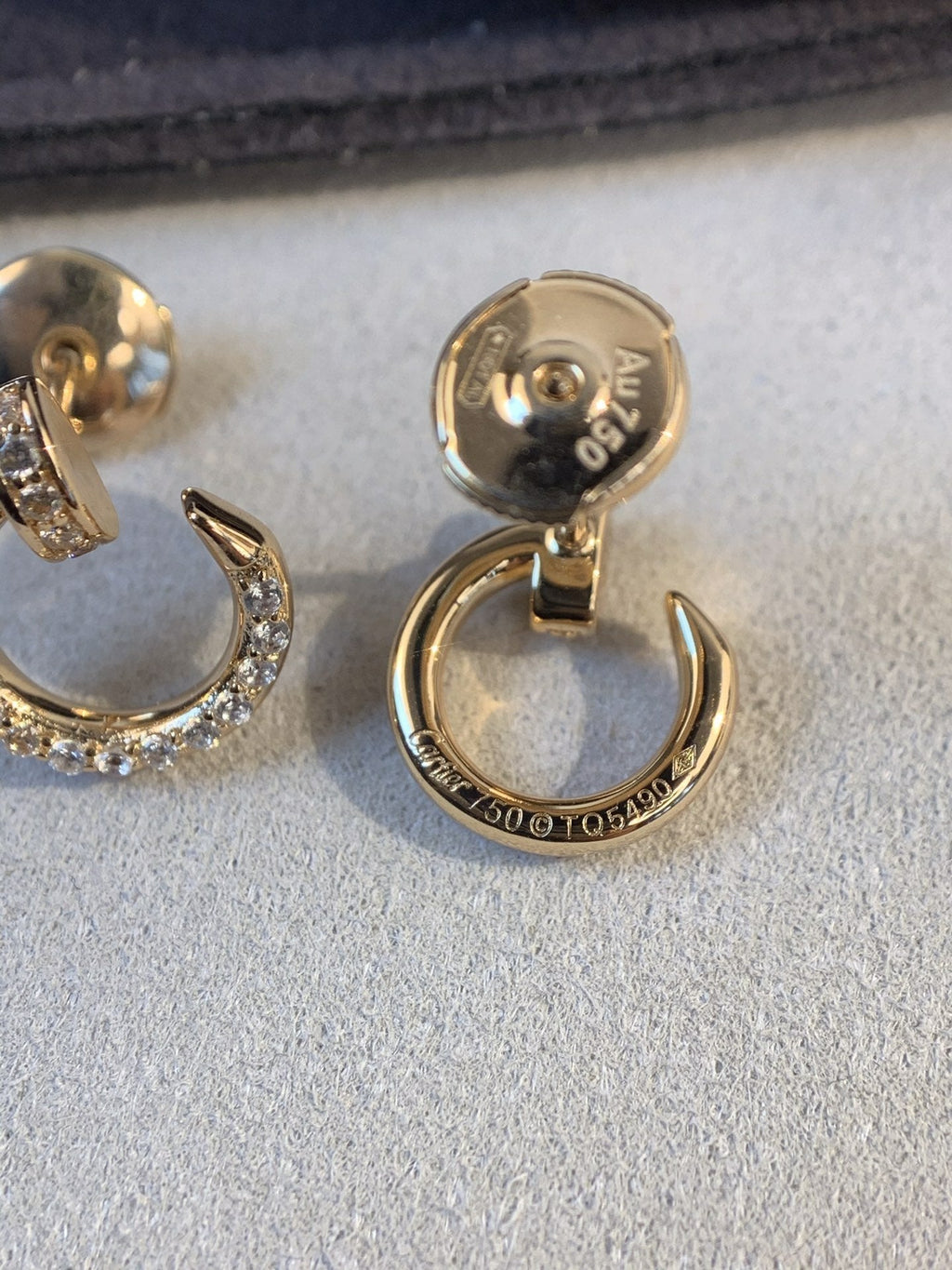 ¡®Dream¡¯JUSTE EARRINGS GOLD DIAMONDS
