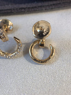 ¡®Dream¡¯JUSTE EARRINGS GOLD DIAMONDS