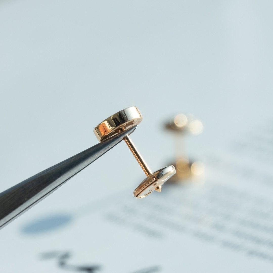 ¡®Dream¡¯LOVE EARRINGS PINK GOLD 10MM