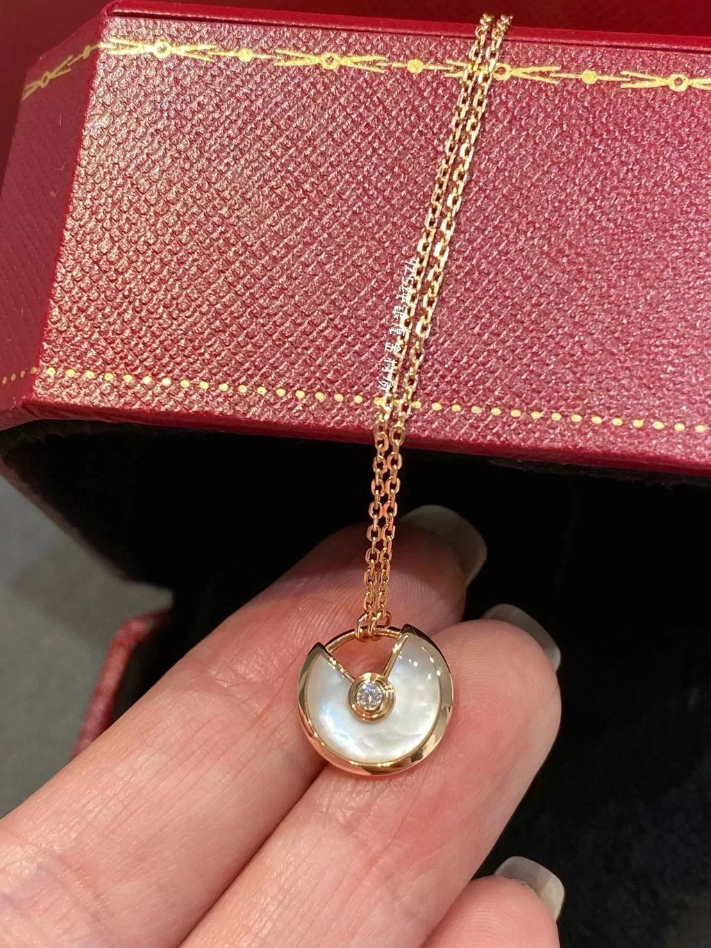 ¡®Dream¡¯AMULETTE ROSE GOLD MOP NECKLACE