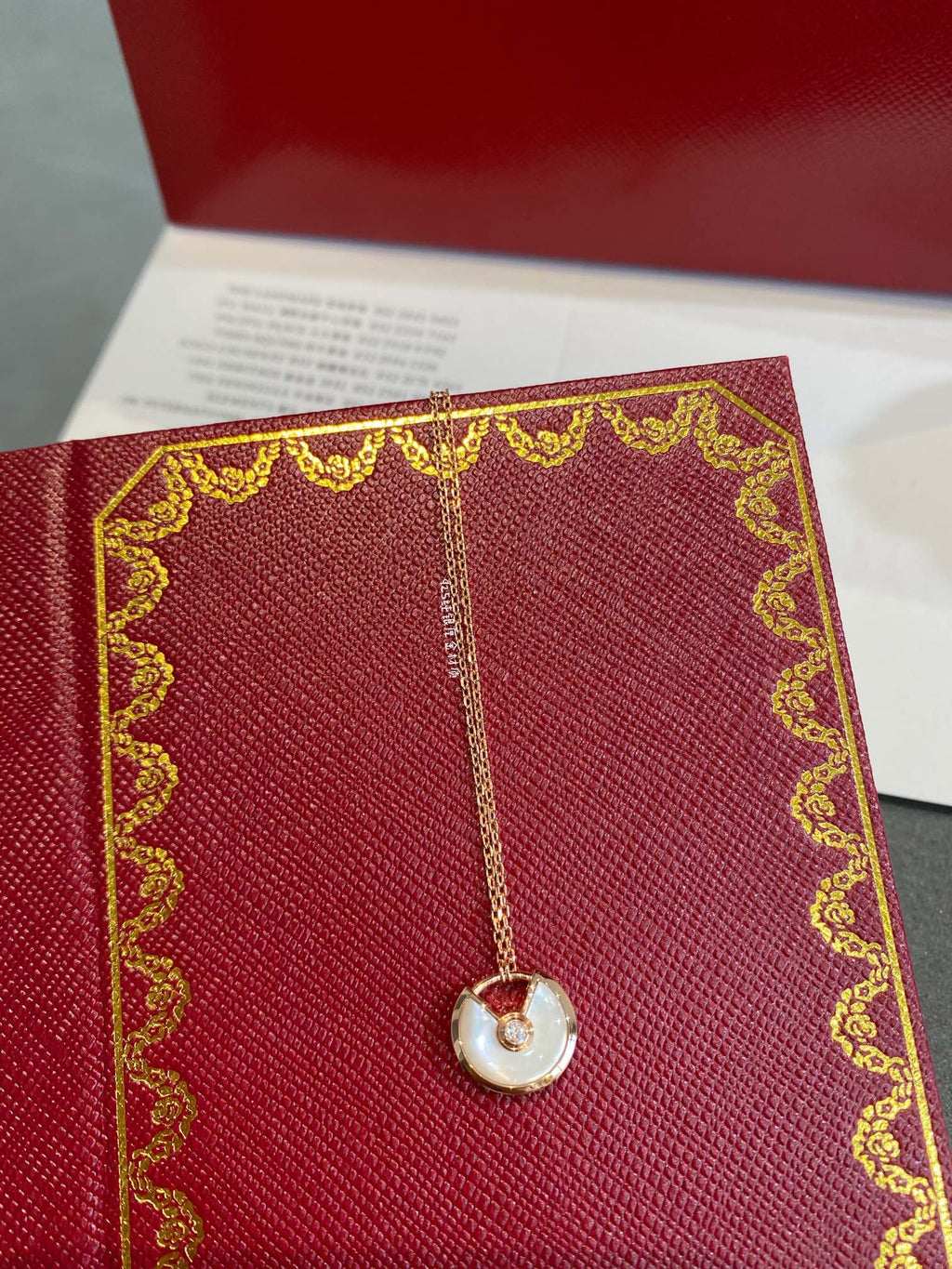 ¡®Dream¡¯AMULETTE ROSE GOLD MOP NECKLACE