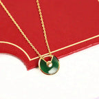 ¡®Dream¡¯AMULETTE GOLD MALACHITE NECKLACE