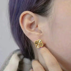 ¡®Dream¡¯CLOVER MEDIUM 1 MOTIFS LASER EARRINGS