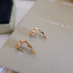 ¡®Dream¡¯LUCKY PINK GOLD WHITE MOP EARRINGS