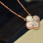 ®Dream®CLOVER 15MM HALSKEHHE AUS GRAUEM PERLMUTT