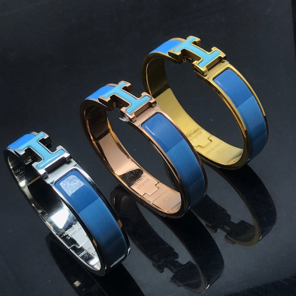 "Dream" Armband blaue Regenbogen-Keramik