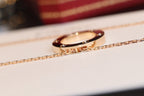 ¡®Dream¡¯LOVE NECKLACE 16MM 6 DIAMONDS PINK GOLD