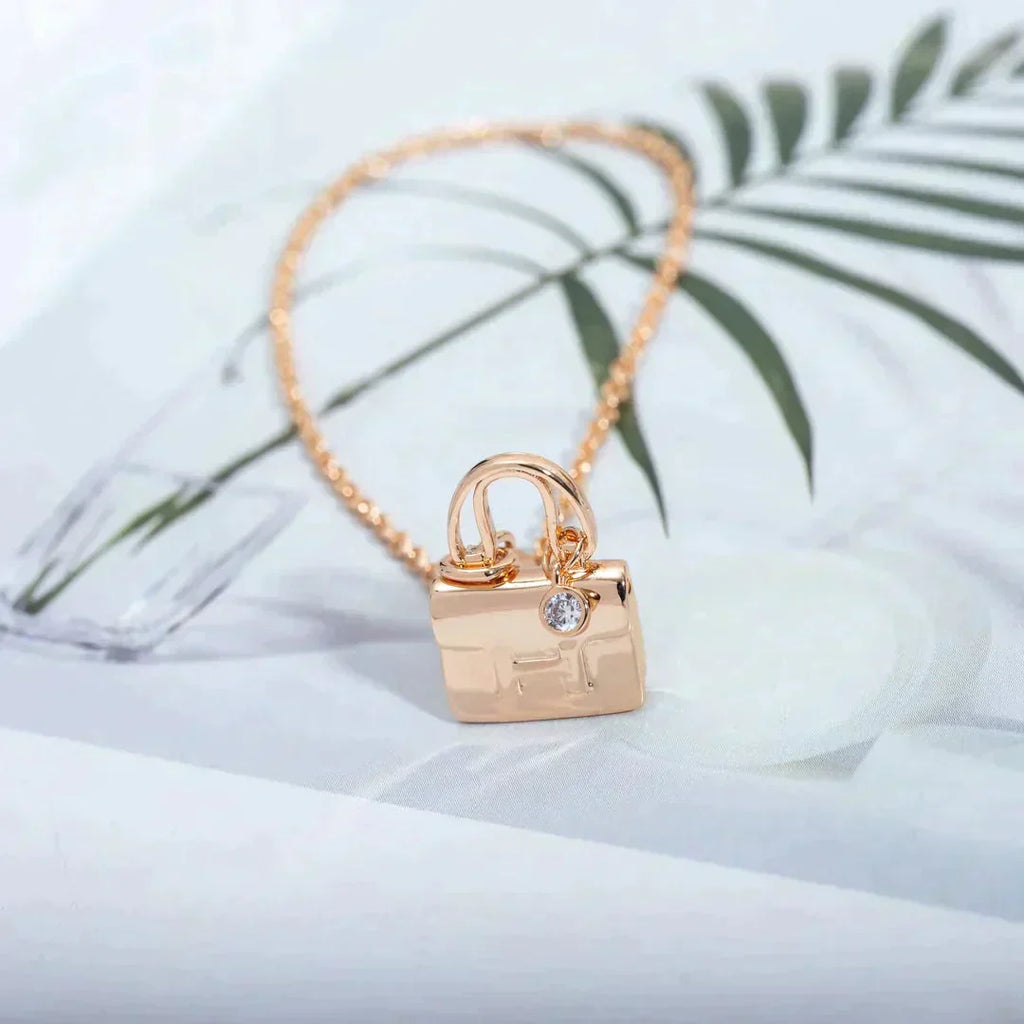 ¡®Dream¡¯AMULETTE PEDANT ROSE GOLD NECKLACE