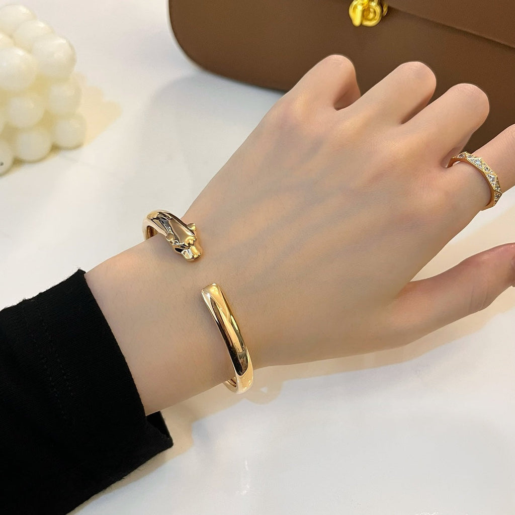 „Dream“PANTHERE GOLD OFFENER ARMREIF