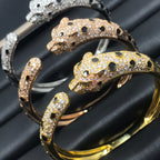 „Dream“-Panther-Armreif, groß, Diamanten