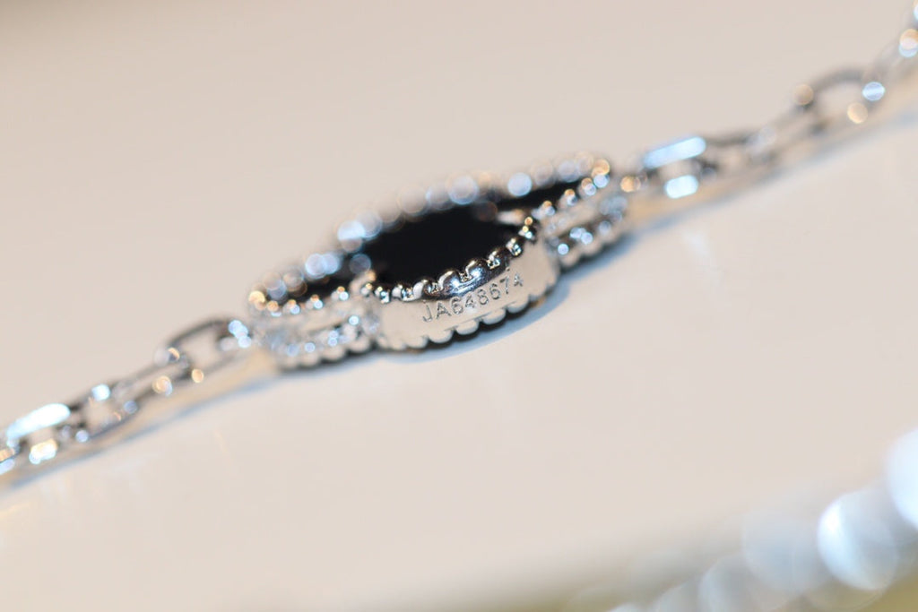 „Dream“CLOVER 20 MOTIVE ONYX DIAMANT SILBER