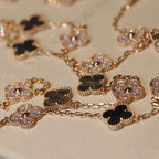 Halskette „Dream“CLOVER 20 MOTIFS DARK MOP DIAMOND