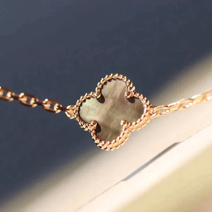 Halskette „Dream“CLOVER 20 MOTIFS DARK MOP DIAMOND