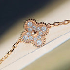 „Dream“-CLOVER HALSKETTE 20 MOTIVE MALACHIT DIAMANT