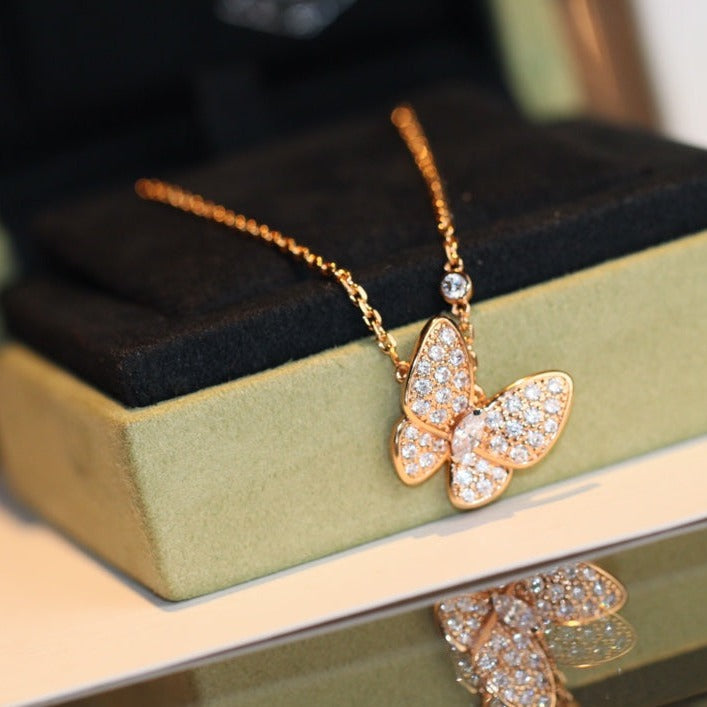 „Dream“-Schmetterlings-Diamantkette