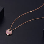 ¡®Dream¡¯AMULETTE ROSE GOLD PINK MOP NECKLACE