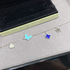 ¡®Dream¡¯LUCKY SPRING SILVER BRACELET 4 MOTIF