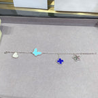 ¡®Dream¡¯LUCKY SPRING SILVER BRACELET 4 MOTIF