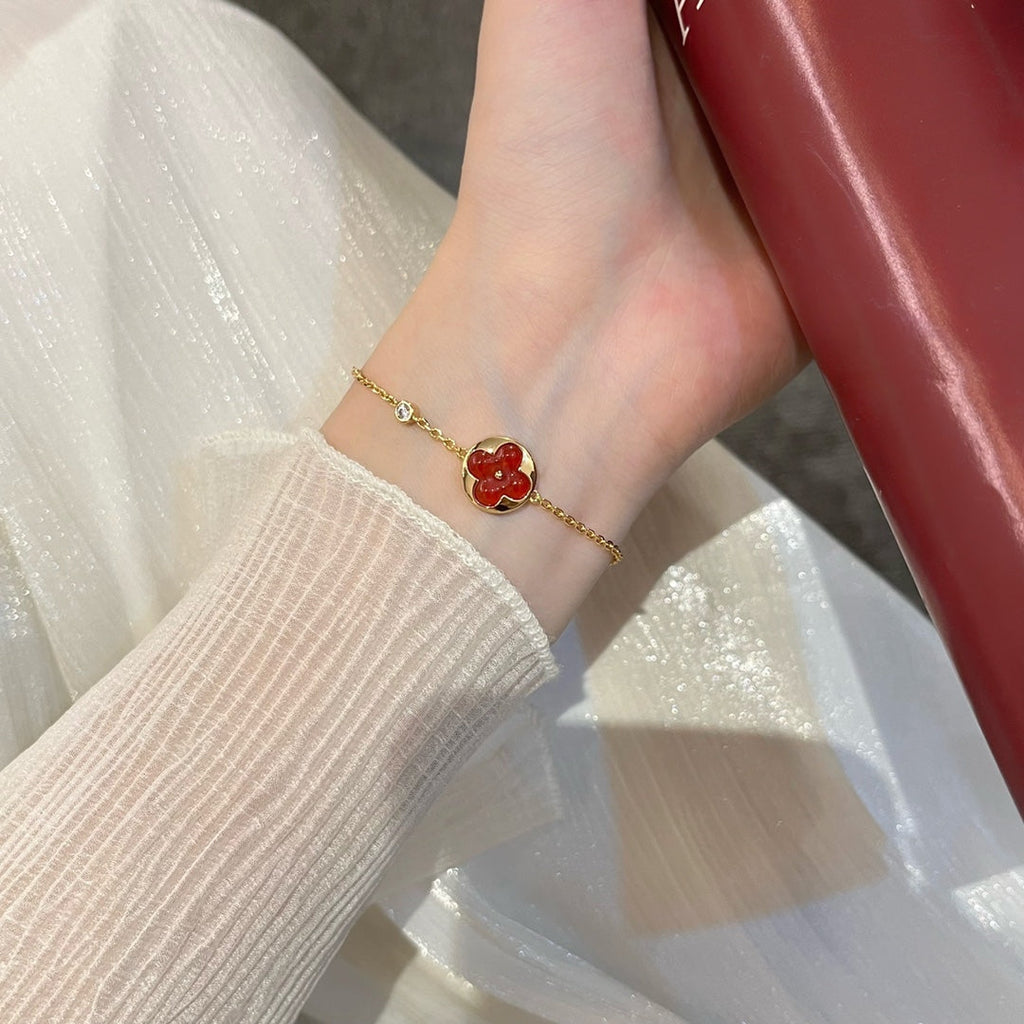 ¡®Dream¡¯SUN PEDANT CARNELIAN BRACELET
