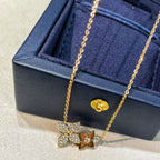 ¡®Dream¡¯STAR BLOSSOM NECKLACE PINK GOLD DIAMONDS