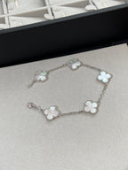 [Dream]New CLOVER WHITE PEARL MOP 5 MOTIF BRACELET COLLECTION