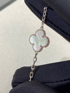[Dream]New CLOVER WHITE PEARL MOP 5 MOTIF BRACELET COLLECTION