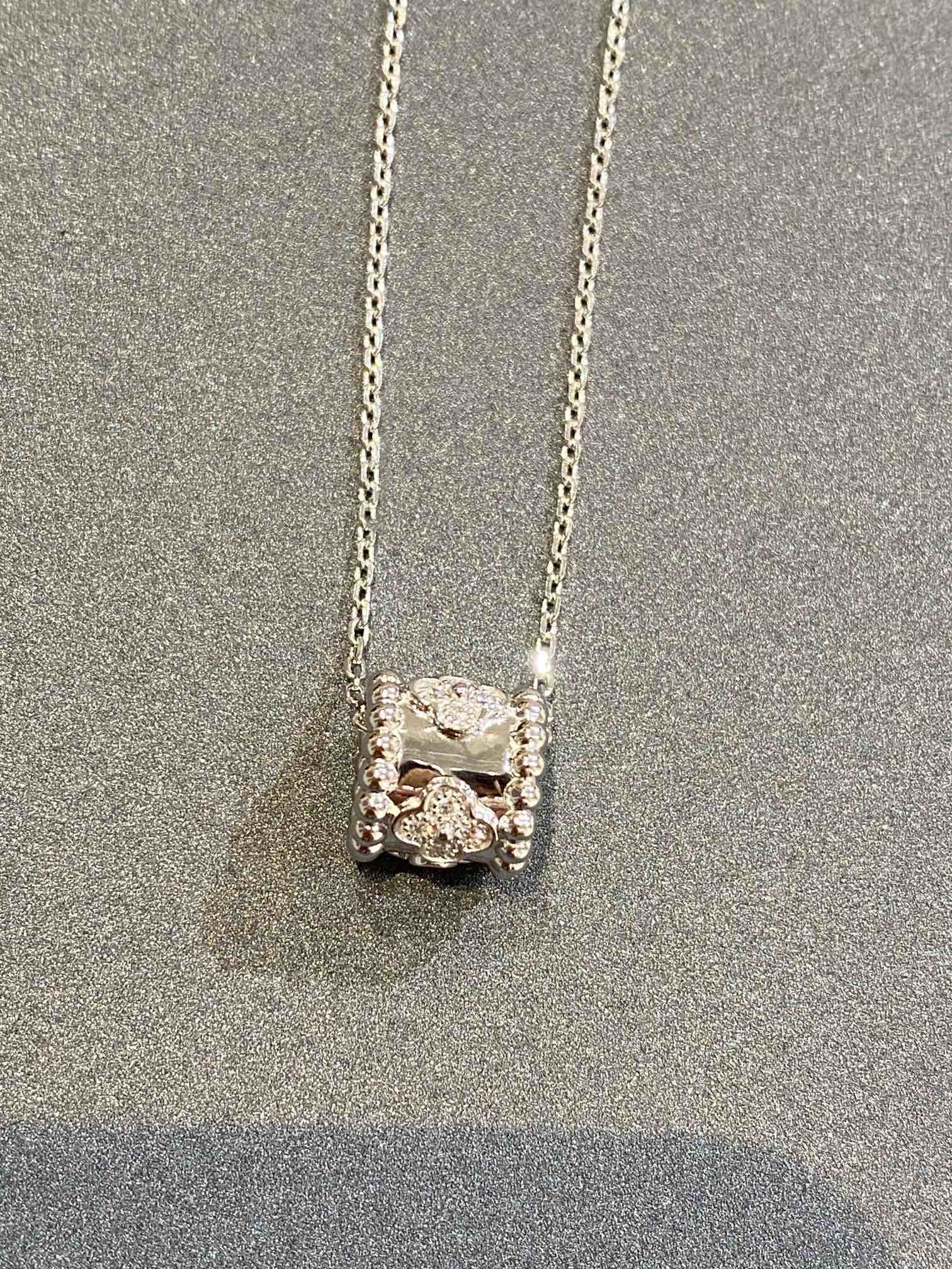 ¡®Dream¡¯PERLEE ANHÄNGER SILBERNE DIAMANTENKETTE