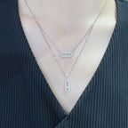 [Dream ]MOVE 2 ROW DIAMOND NECKLACE