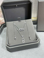 [Dream ]MOVE 2 ROW DIAMOND NECKLACE