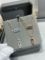 [Dream ]MOVE 2 ROW DIAMOND NECKLACE
