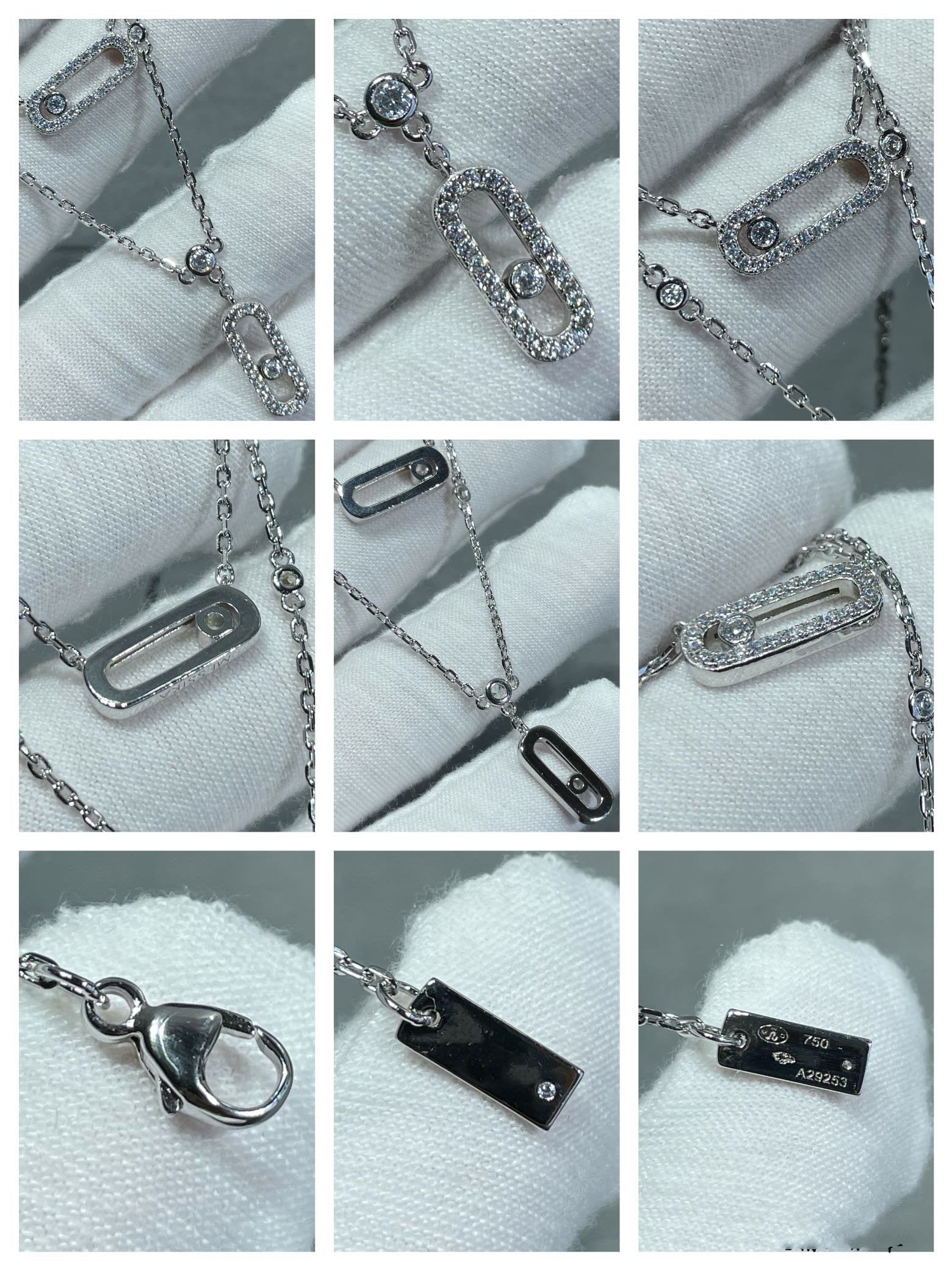 [Dream ]MOVE 2 ROW DIAMOND NECKLACE