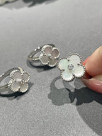 ¡®Dream¡¯CLOVER SILVER MOP DIAMOND RING