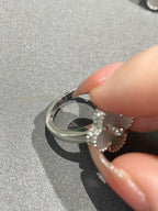 ¡®Dream¡¯CLOVER SILVER MOP DIAMOND RING