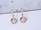 ¡®Dream¡¯STAR AND SUN PINK GOLD MOP DROP EARRINGS