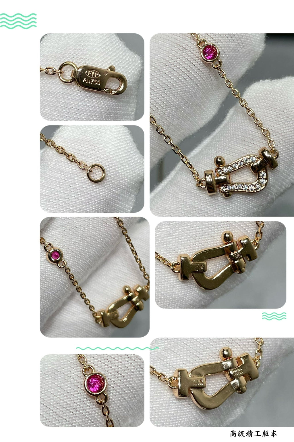 ¡®Dream¡¯FORCE 10 DIAMOND PINK GOLD NECKLACE