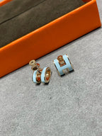 ¡®Dream¡¯POP H SKY BLUE STUD EARRINGS