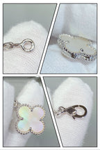 ¡®Dream¡¯CLOVER 5 MOTIF WHITE MOP SILVER BRACELET