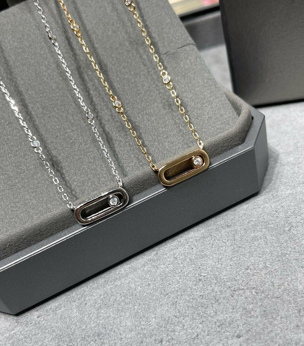 [Dream ]MOVE UNO DIAMOND NECKLACE