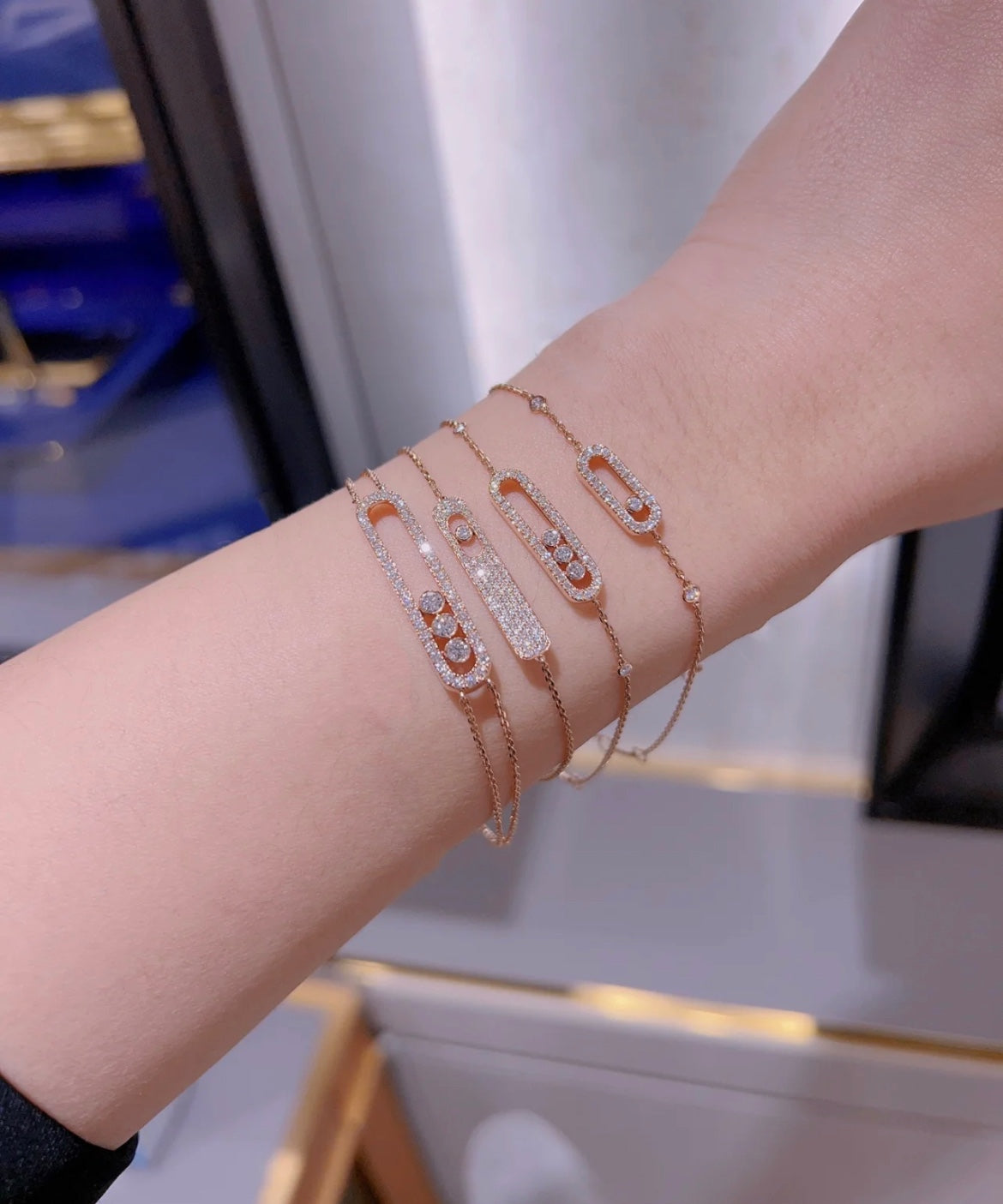 [Dream ]MOVE CLASSIQUE DIAMOND PAVED BRACELET