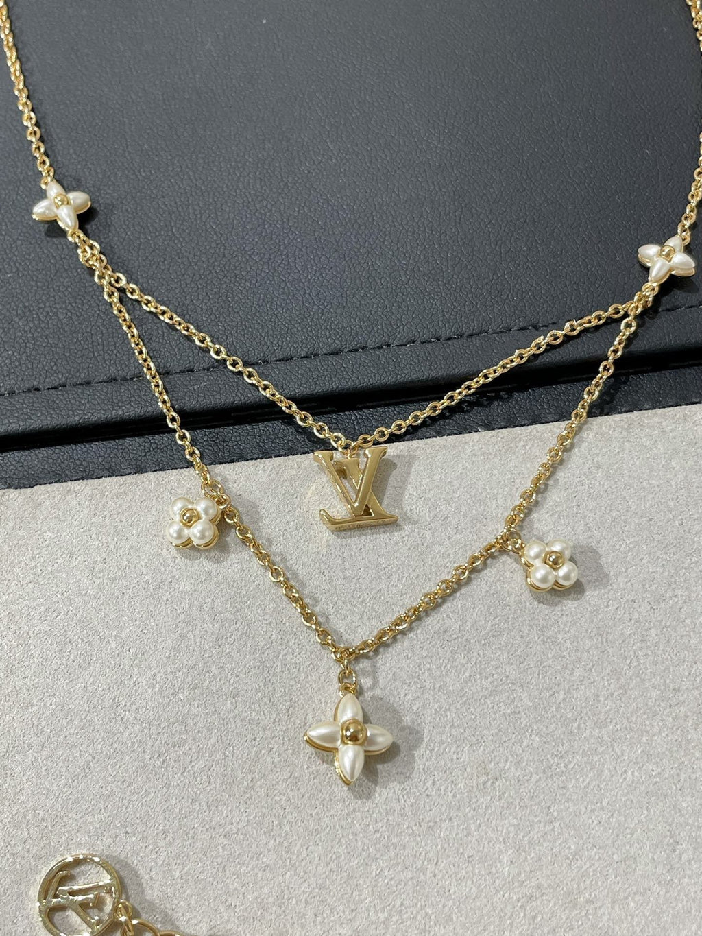 ¡®Dream¡¯FLOWERGRAM GOLD MOP DOUBLE ROW NECKLACE