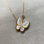 „Dream“-Schmetterlingsmop-Diamantkette