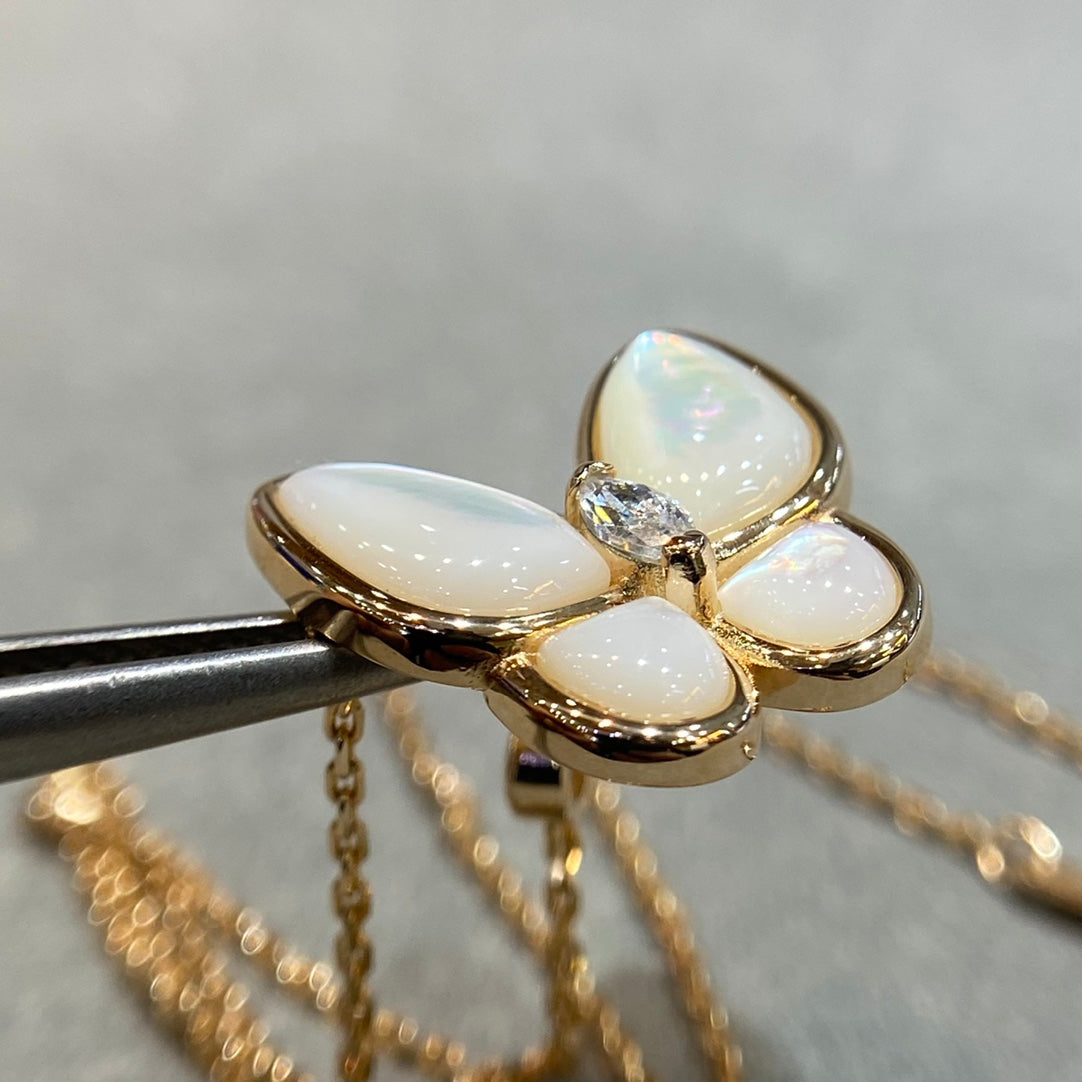 „Dream“-Schmetterlingsmop-Diamantkette