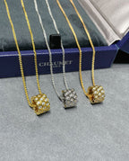 ¡®Dream¡¯BEE LOVE DIAMOND PAVED 3 ROW NECKLACE
