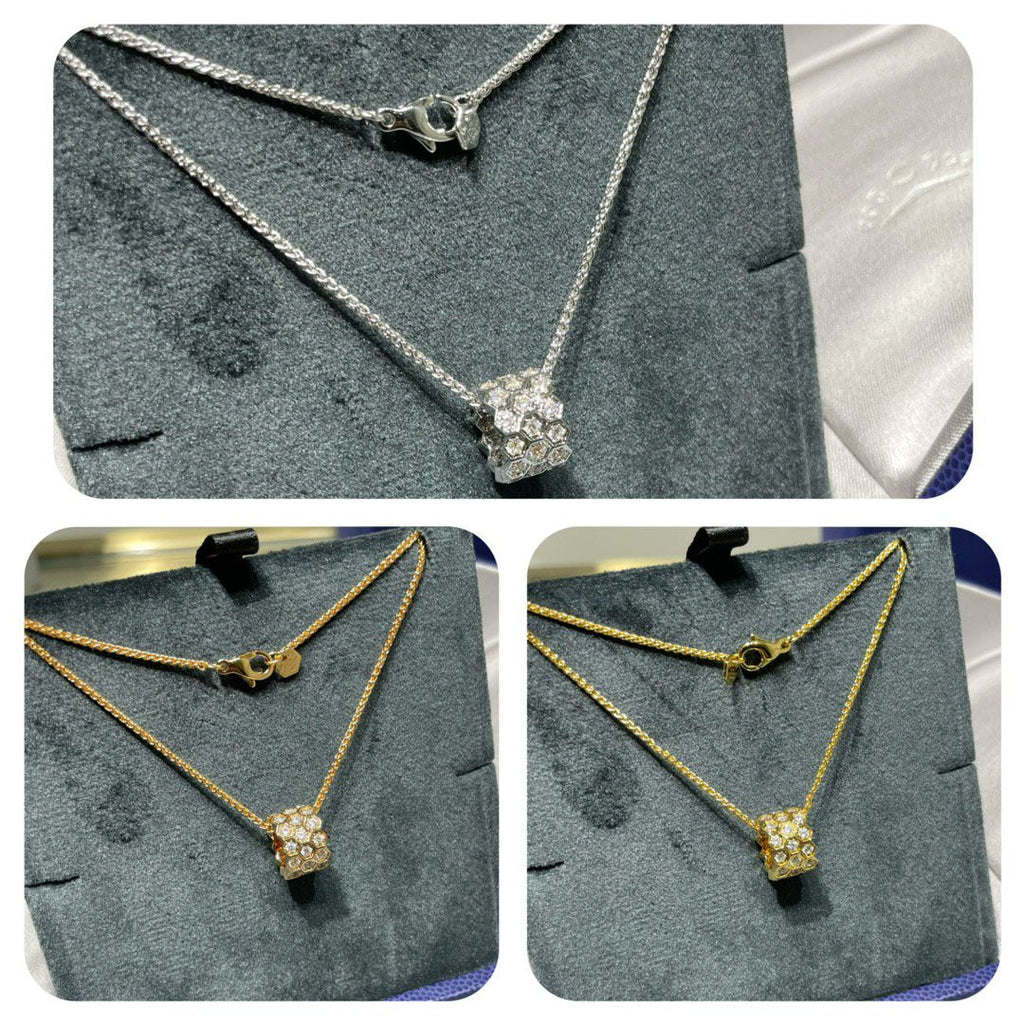 ¡®Dream¡¯BEE LOVE DIAMOND PAVED 3 ROW NECKLACE