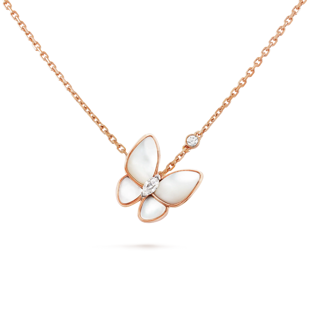 „Dream“-Schmetterlingsmop-Diamantkette