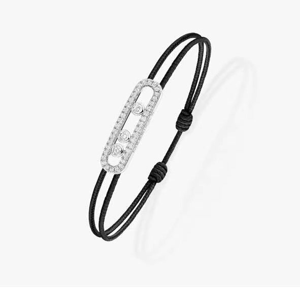 [Dream ]Messika Care(s) pink cord pav茅 bracelet